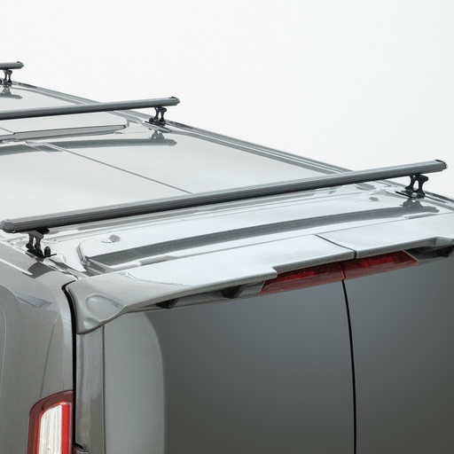 [4M-TRANCUSTXBARS#] Ford Transit Custom 2012- Black aluminium roof cross bars