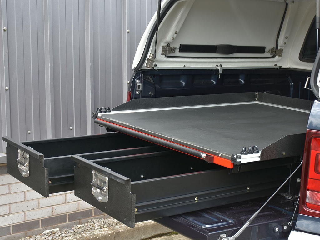 PRO//TOP drawer system - roller drawers with roller floor | 4 Motion