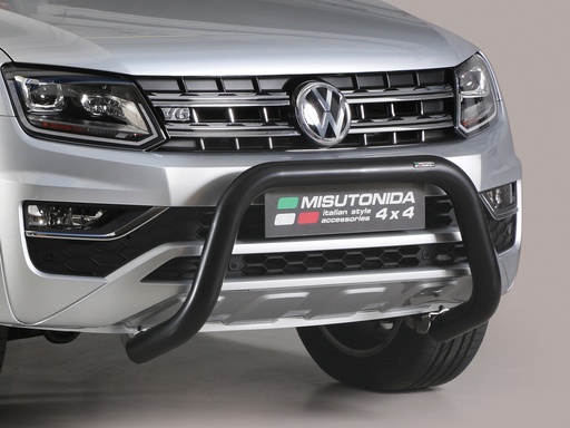 [4M-AMAR1ABARHIGHB#] VW Amarok 2011-2020 76MM Black A-Frame Bull bar