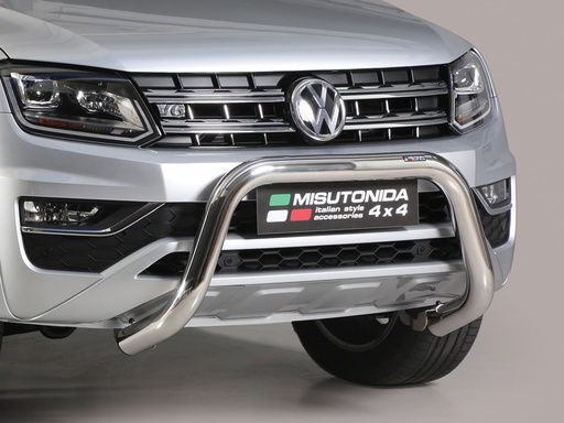 [4M-AMAR1ABARHIGH#] VW Amarok 2011-2020 76MM Stainless steel a-frame bull bar