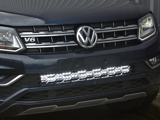 [4M-AMAR-17PREDVISIONHD-30BUMPBUNDLE#] VW Amarok 2017-2020 Predator Viso-X30" LED light bar grille integration