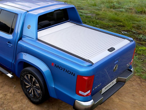 [4M-AMARAVENTDBLMTROLL#] VW Amarok Aventura 2017-2020 Mountain Top roller shutter - silver