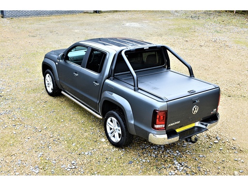 [4M-AMAR-CANYONDBLMTROLLBL#] VW Amarok Canyon 2011-2020 Mountain top roller shutter - black