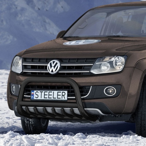 [4M-AMAROK-R0070B#] VW Amarok 2011-2017 70MM black A-Bar with axle bars