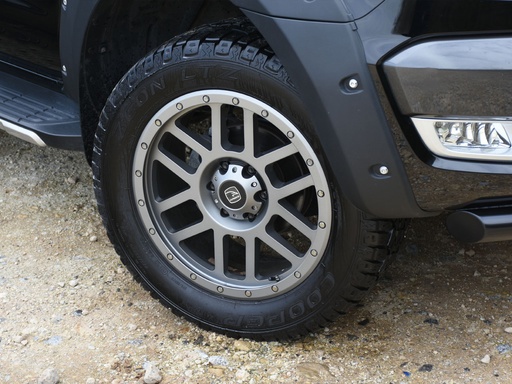 [4M-2096X139.7DAKAR/ET30CB93.1GREYL200-19#] Mitsubishi L200 series 6 2019- 20X9 Hawke Dakar alloy wheel - matte grey