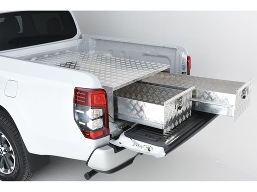 [4M-L200-19ALUDRAWTOOLBOX#] Mitsubishi L200 series 6 2019- Aluminium twin drawer system