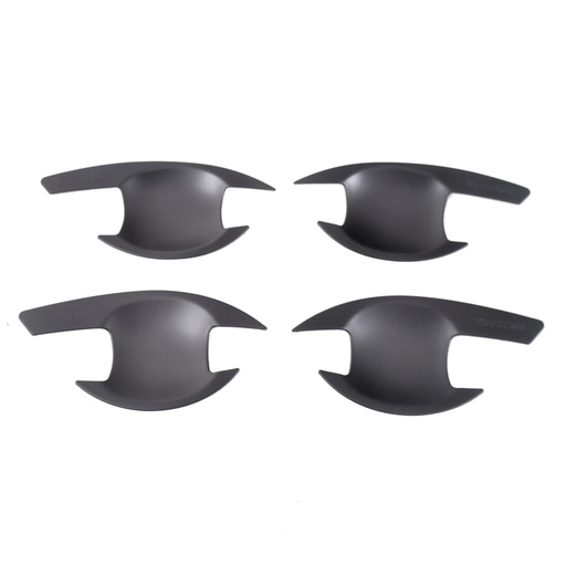 [4M-L200-15BLKDHBTRUX#] Mitsubishi L200 2015- set of 4 black door handle bowls