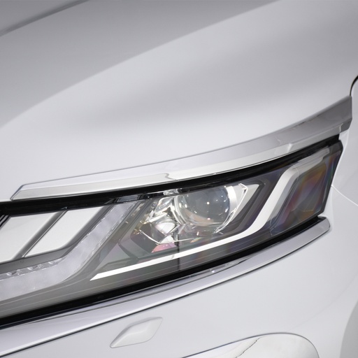 [4M-L200-19HLC/CHROME#] Mitsubishi L200 series 6 headlight surrounds - chrome