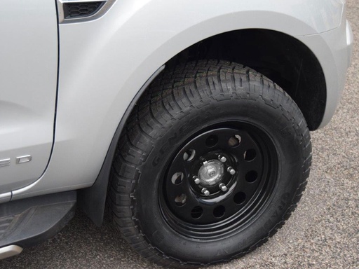 [4M-1786139110BLKMODL200-19#] Mitsubishi L200 series 6 2019- 17X8 Black Modular steel wheel