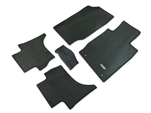 [4M-L200-19DBLTM#] Mitsubishi L200 series 6 2019- fitted rubber floor mats set (base model only)