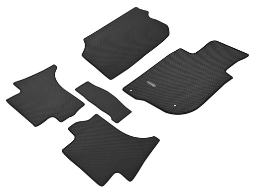 [4M-L200-19DBLTMHI#] Mitsubishi L200 series 6 2019- fitted rubber floor mats set (high spec model only)