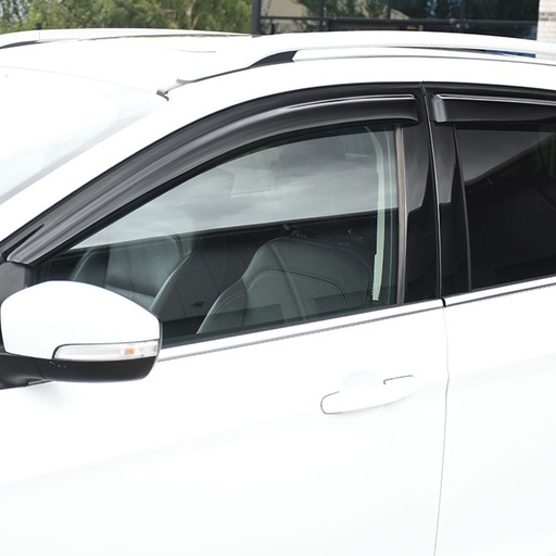 [4M-KUGA-17WD#] Ford Kuga 2016-2019 Set of 4 stick-on tinted wind deflectors