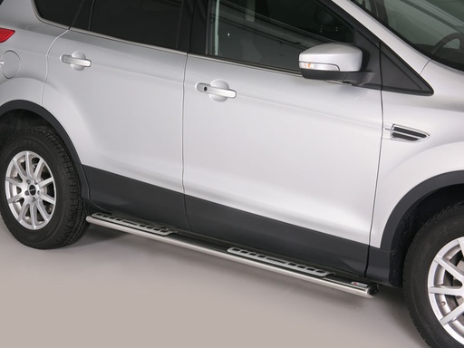 [4M-DSP-340-IX#] Ford Kuga 2012-2016 Stainless steel side bars with steps