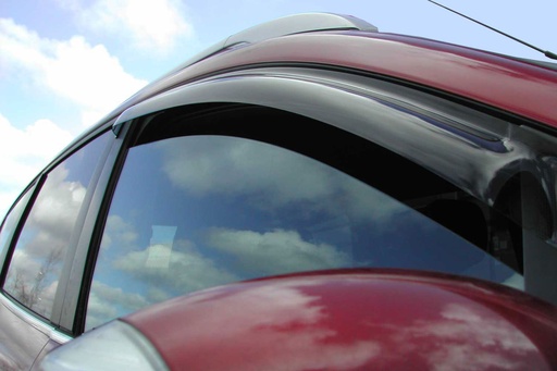 [4M-KUGAWDSMFR#] Ford Kuga 2008-2012 set of 2 stick-on tinted wind deflectors