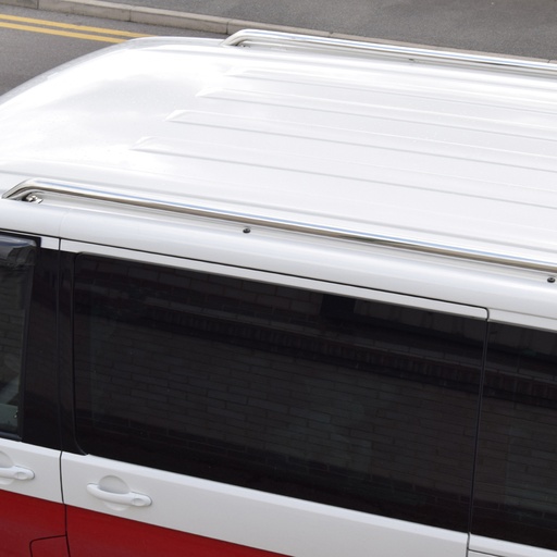 [4M-VWT5LWBSSRB#] VW Transporter T5 T5.1 T6 T6.1 LWB stainless steel roof rails