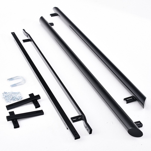 [4M-VWT5SWB/BARSBLACK#] VW Transporter T5 T5.1 T6 T6.1 SWB Side bars - black coated