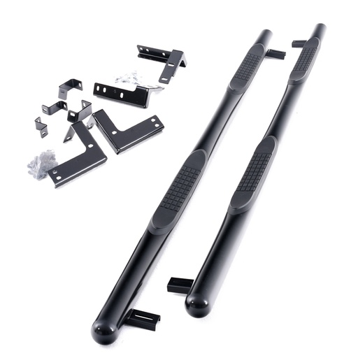 [4M-VWT5SWB/STEPSBLACK#] VW Transporter T5/T6 SWB side steps - black coated