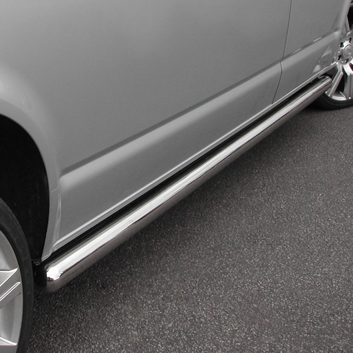 [4M-VWT5LWBSSSB#] VW Transporter T5 T5.1 T6 T6.1 LWB stainless steel side bars