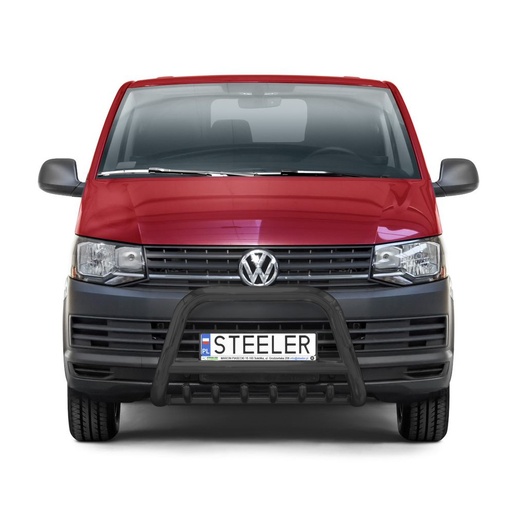 [4M-T6-R1570-00-B#] VW Transporter T6 Black front styling A-bar 2016-
