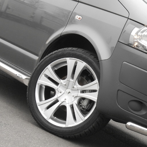 [4M-208.55120+45A407#] VW Transporter Silver voyage alloy wheel 20X8.5 INCH