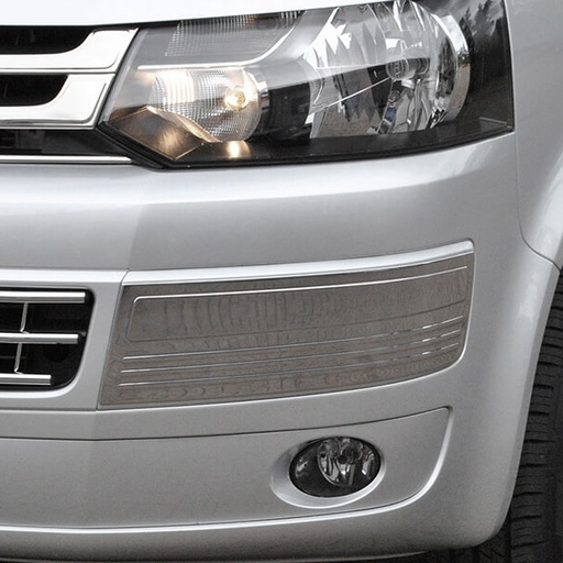 [4M-PRR66588] VW Transporter T5.1 stainless steel front bumper trim