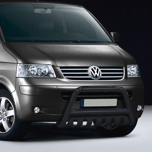 [4M-T5-R0070-04B#] VW Transporter T5 Black front styling A-Bar 2003-2010