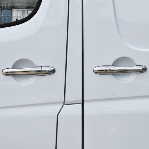 [4M-CRAF1SSDHC#] VW Crafter 2006-2012 Stainless steel door handle covers 4DR