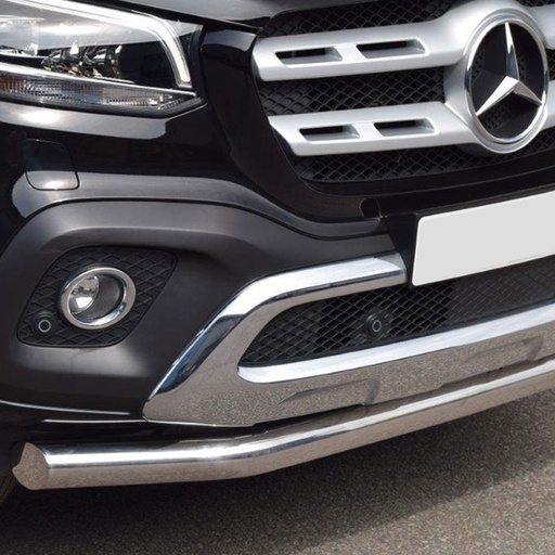 [4M-SLF/428/IX#] Mercedes X-Class 76MM Stainless steel city spoiler bar