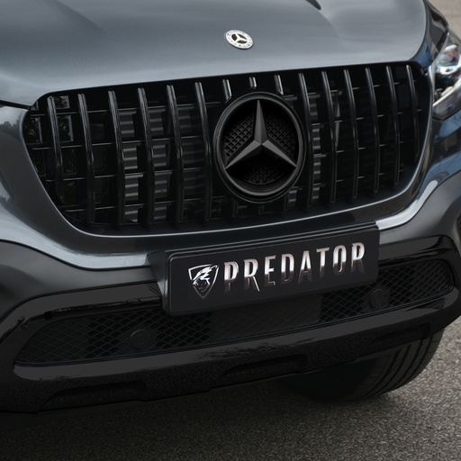 [4M-X-CLASSGRILLBLACK#] Mercedes X-Class GTR Style grille in gloss black