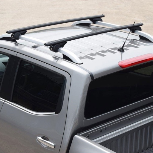 [4M-X-CLASS-UNILONGXBAR-BLACK#] Mercedes X-Class cross bars for roof rails in black