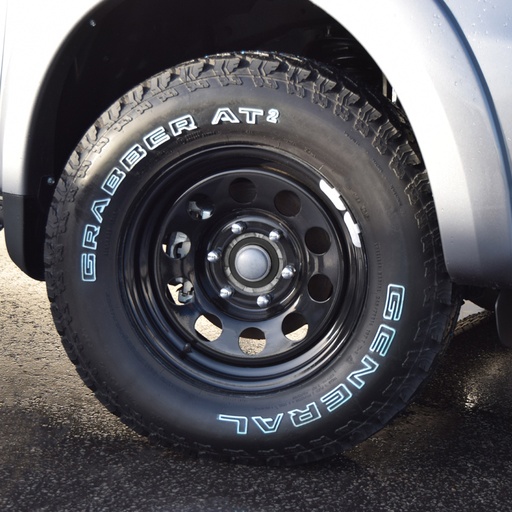 [4M-1786114+20BLKMODX-CLASS#] Mercedes X-Class 17X8 Black modular steel wheel 6X114ET+20