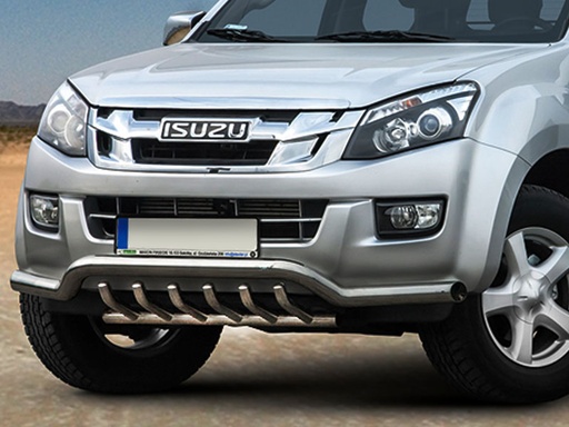 [4M-D-MAX-R1276#] Isuzu D-Max 2012-2017 70MM stainless steel spoiler bar with axle bars