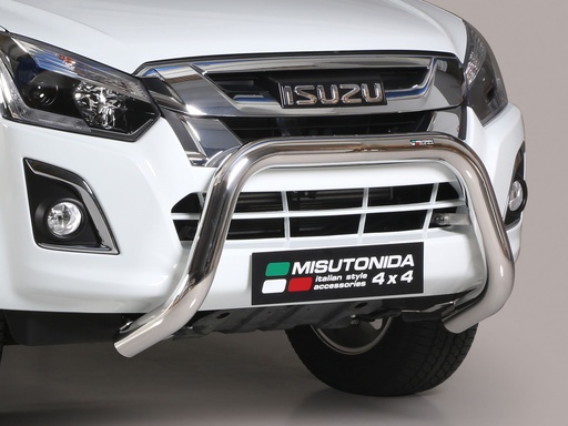 [4M-DMAXABAR76MMMACH#] Isuzu D-Max 2012-2020 Stainless steel A-Frame bull bar
