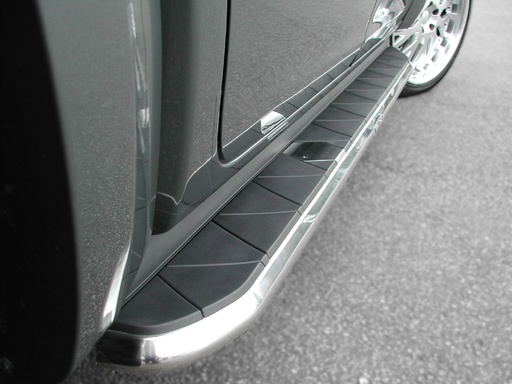 [4M-DMAXDBLSTEPJK#] Isuzu D-Max 2012-2020 Alloy Trux JK Style side steps