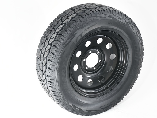 [4M-1886139110BLKMODDMAX-12#] 18X8 6X139 Black steel wheels for Isuzu D-Max 2012-2017