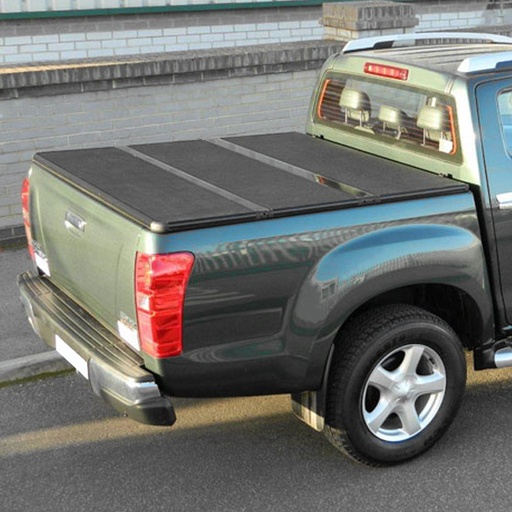 [4M- DMAXDBLTONNTRIAL#] Isuzu D-Max 2012-2020 Tri-Folding tonneau cover