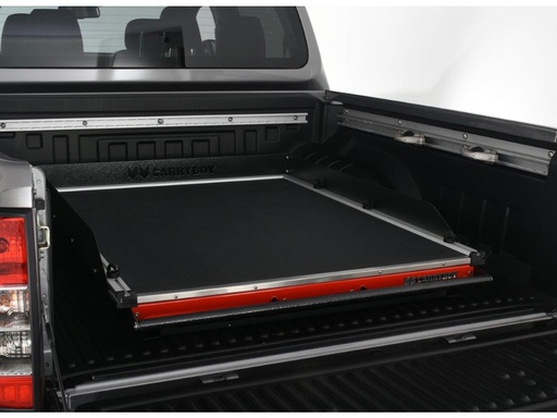 [4M-TS/SLIDINGBEDTRAYBLACKDMAX#] Rhino Deck Black textured heavy duty bed slide for the Isuzu D-Max