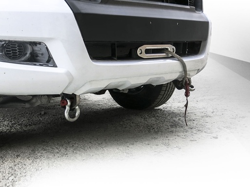 [4M-DMAX17HWM#] Isuzu D-Max 2017-2020 Hidden winch mount - front bumper