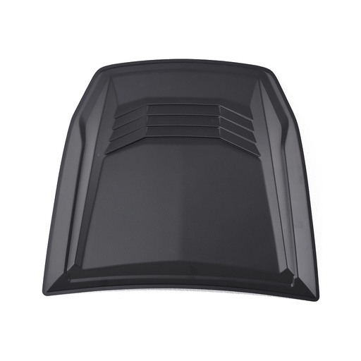 [4M-DMAX20-CHAP-BONNSCOOP/SML#] Isuzu D-Max 2021- Matte black bonnet scoop - small