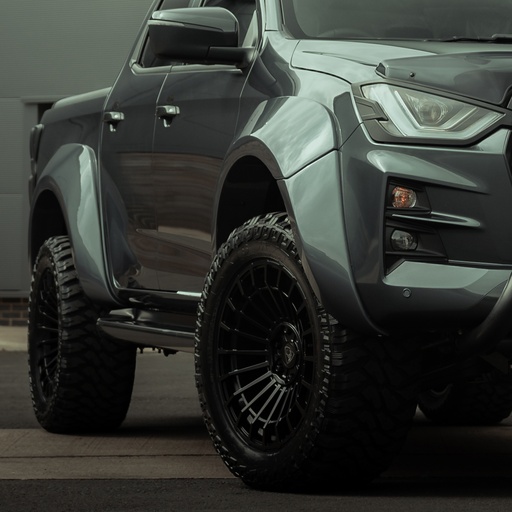 [4M-DMAX20DBLWAEXTREME/PRIMER#] Isuzu D-Max 2021- Ultra Wide wheel arch extensions - gloss primer finish