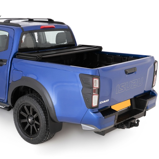 [4M-DMAX20DCTONN#] Isuzu D-Max 2021- Double CAB soft tri-fold tonneau cover