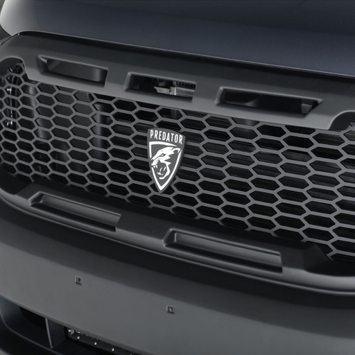 [4M-RANG5-19PREDATORGRILLBLACK] Raptor style radiator grille Ranger 2019-2022 - mat zwart