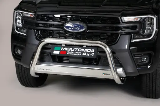 [4M-EC/MED/525/IX] Bull Bar Ford Ranger Double Cab - Inox