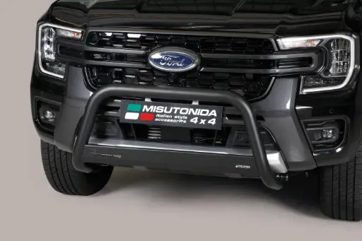 [4M-EC/MED/525/PL] Bull Bar Ford Ranger Double Cab - Black 