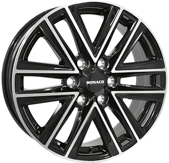 8,0X18 MONACO WHEELS VT1 6/139,7 ET54,5 93,1  Black/Polished