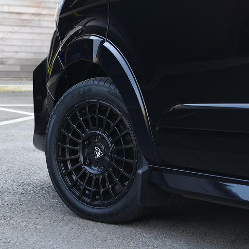 [4M-18X85X160ET50CB65.1/ICON#] Ford Transit Custom 18X8 Predator iconic matte black alloy wheel