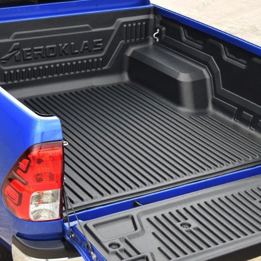 [4M-HILUX-21DCLINERUNDRAIL] Toyota Hilux 2021- Double cab Aeroklas bed liner - under rail
