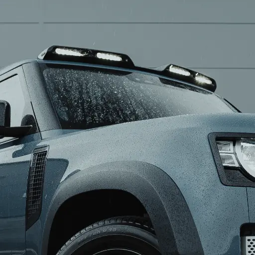 [4M-TS/LIGHTPOD/DEFENDER20-] Defender 20- roof light pod housing gloss black