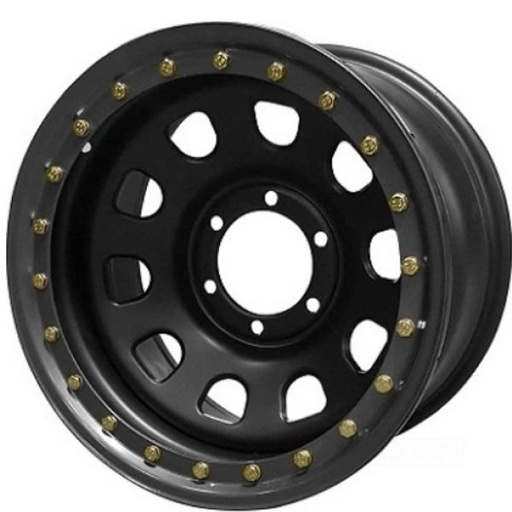 [4M-RA626BK] Goss velg 7x16 5x165.1 ET10 CTR125 Steel Goss Streetlock (Streetlock) Full Black RA626BK No cap