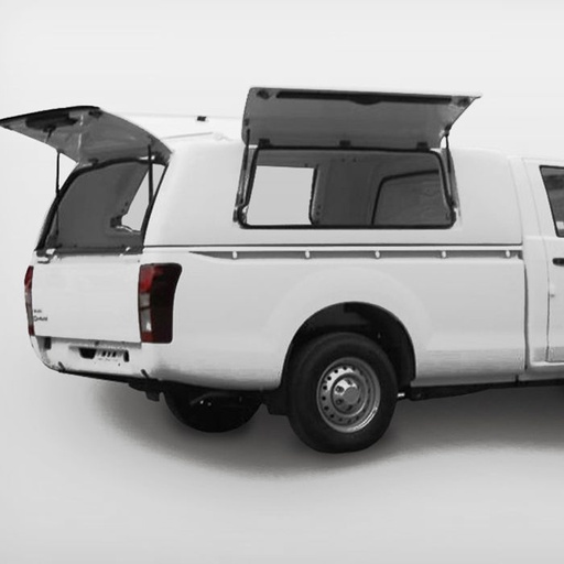 [4M-DMAX20/SINGCAB/PROTOPGULL/FRP/RKE/527] 2021- Isuzu DMAX Single Cab Protop Tradesman hardtop gullwing solid